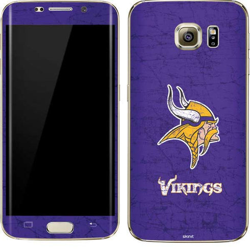 NFL Minnesota Vikings Distressed Galaxy S7 Edge Skin